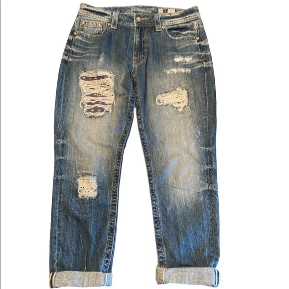 🎉HP🎉 MISS ME American Roadside Boyfriend Jean - size womens 29” waist - Picture 3 of 15
